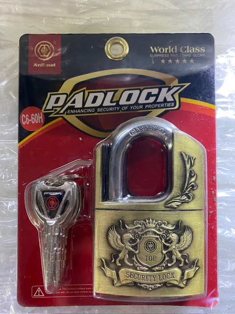 Khoá hoa văn chống cắt hiệu top