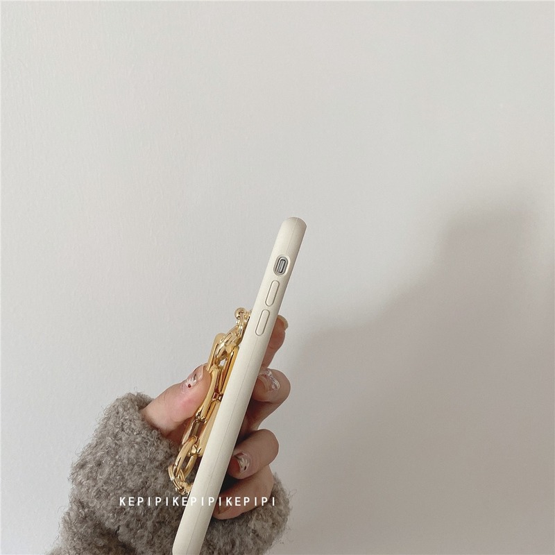 Ốp điện thoại vòng đeo tay chất lỏng màu trắng cổ xưa phong cách Hàn Quốc cho Apple 11promax | BigBuy360 - bigbuy360.vn