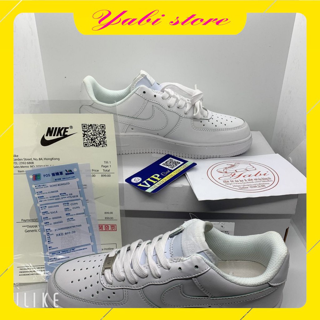 [ Hot trend- Hàng trung ] Giày Thể Thao Sneaker Af1 Full Trắng - Yabi store
