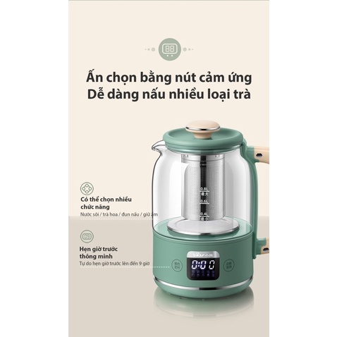 Bình Pha Trà Đa Chức Năng Bear Chính Hãng YSH-C08T1 - Bảo Hành 18 Tháng