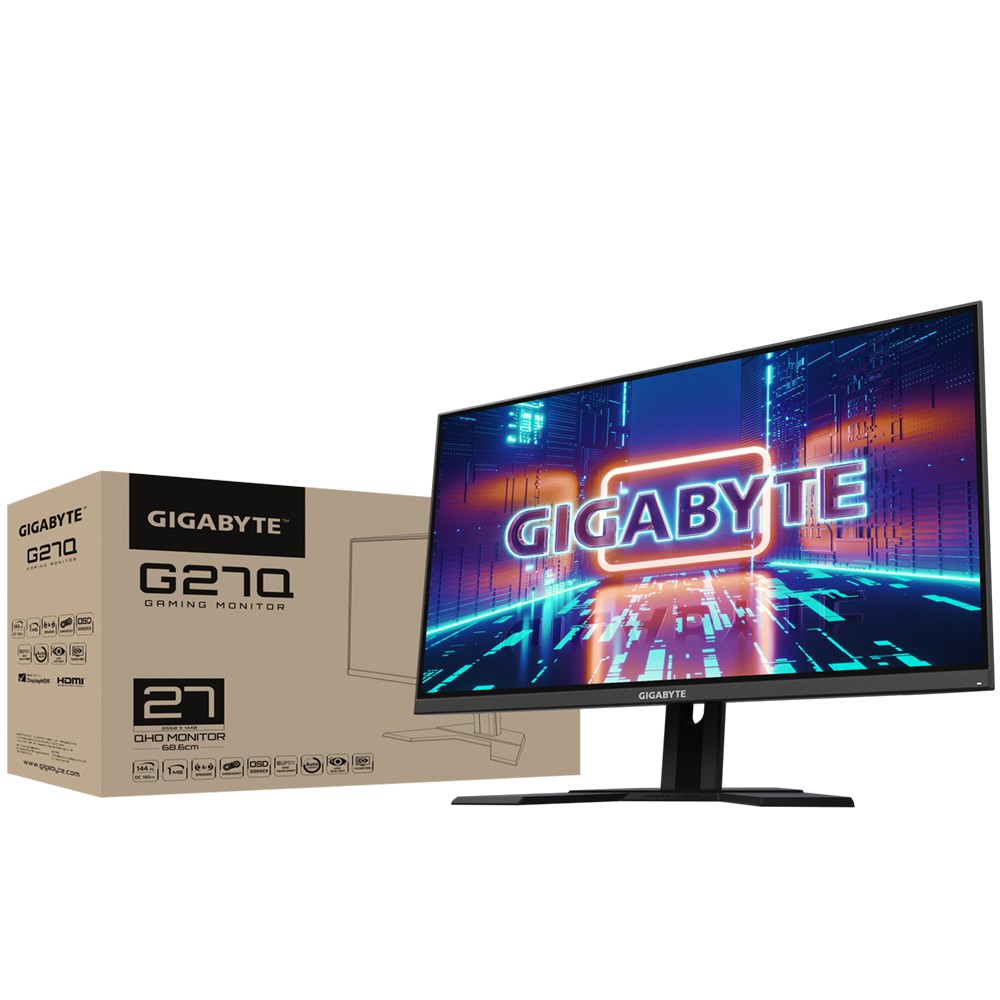 Màn hình máy tính 27inch Gigabyte G27Q Chính Hãng Viên Sơn Phân Phối