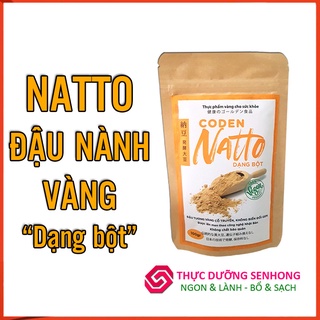 Natto vàng coden (dạng bột - 100gr) Giúp tan máu đông, chống đông máu, tăng đàn hồi cho mạch máu.