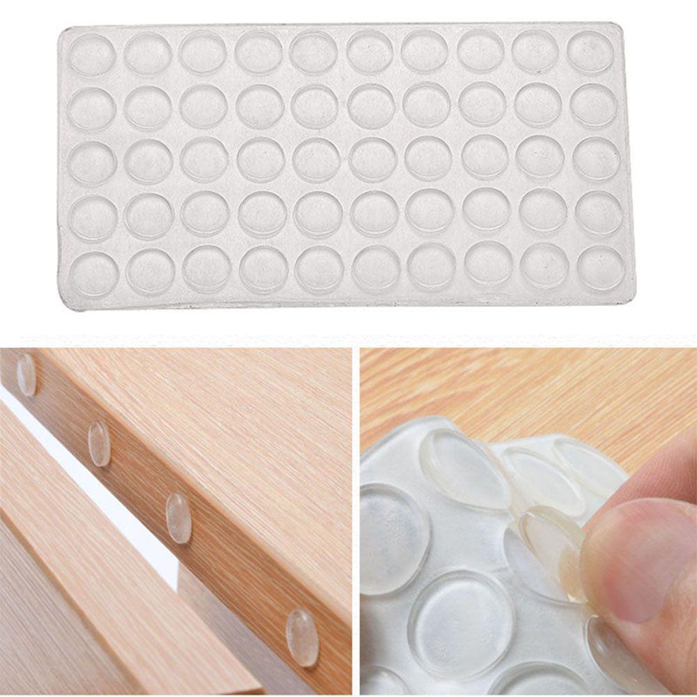 Set 50 Miếng Đệm Cao Su Silicon Cứng 2MM Tự Dính Cho Đồ Nội Thất
