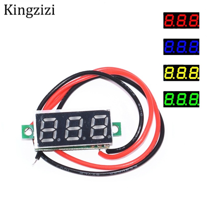 Volt kế thử nghiệm kỹ thuật số mini hiển thị LED 0.28 inch 2.5-40V