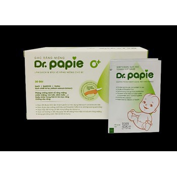 Gạc vệ sinh răng miêng Dr.Papie (Hộp 30c)