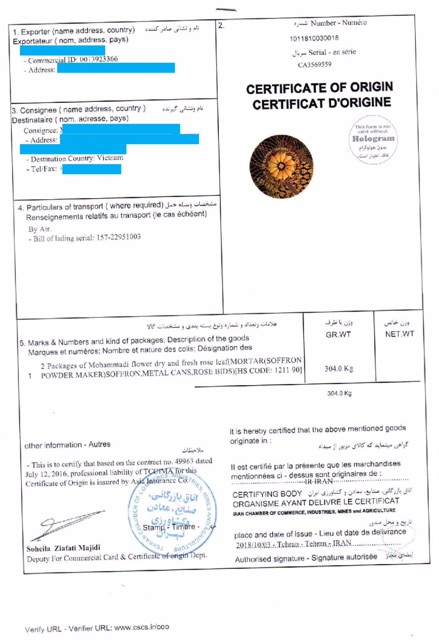 Nhuỵ hoa nghệ tây Novin Organic 1gr | BigBuy360 - bigbuy360.vn