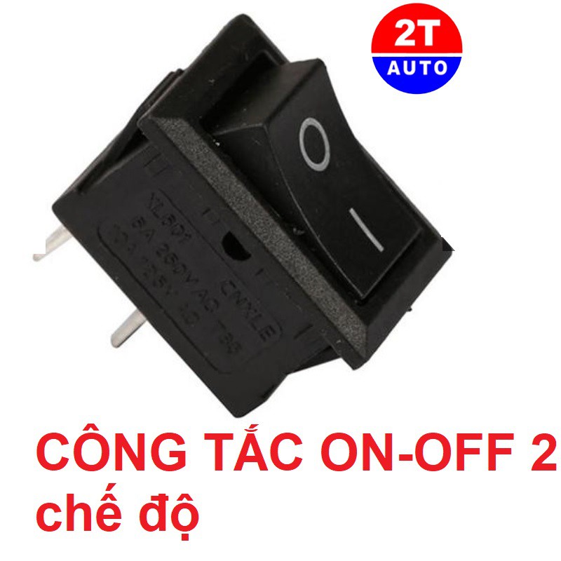 CÔNG TẮC 12V DC- 250V AC TẮT MỞ BẬP BÊNH ON OFF 2 CHẾ ĐỘ KHÔNG CÓ ĐÈN:   SKU:181