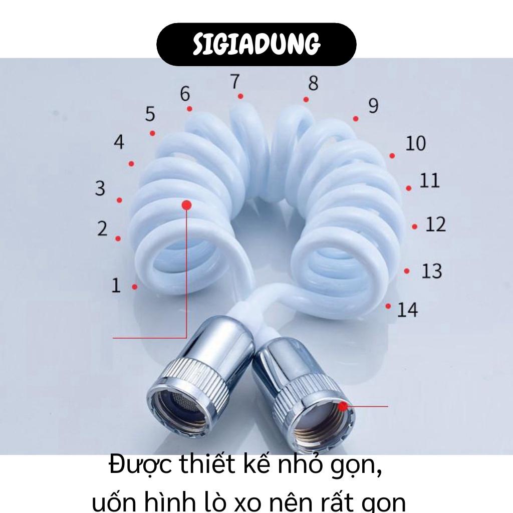 [SGD] Dây Lò Xo Xịt Vệ Sinh - Dây Vòi Xịt Chiều Dài 150cm Nối Vòi Sen Linh Hoạt 8677