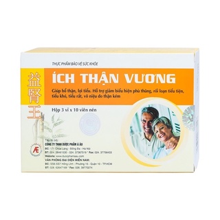 [Mua 6 tặng 1] Ích thận vương (Hộp 3 vỉ 10 viên)