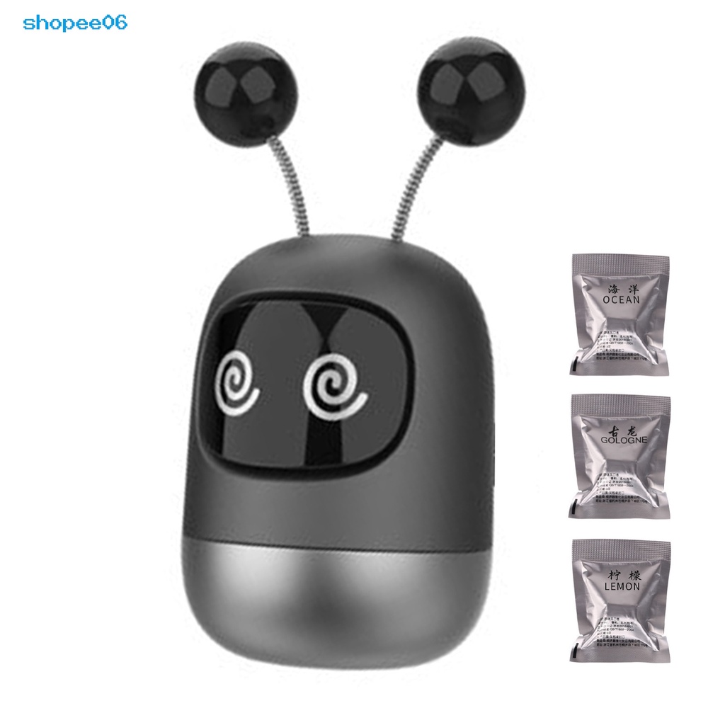 Tinh dầu gắn điều hòa xe hơi hình robot bằng hợp kim nhôm