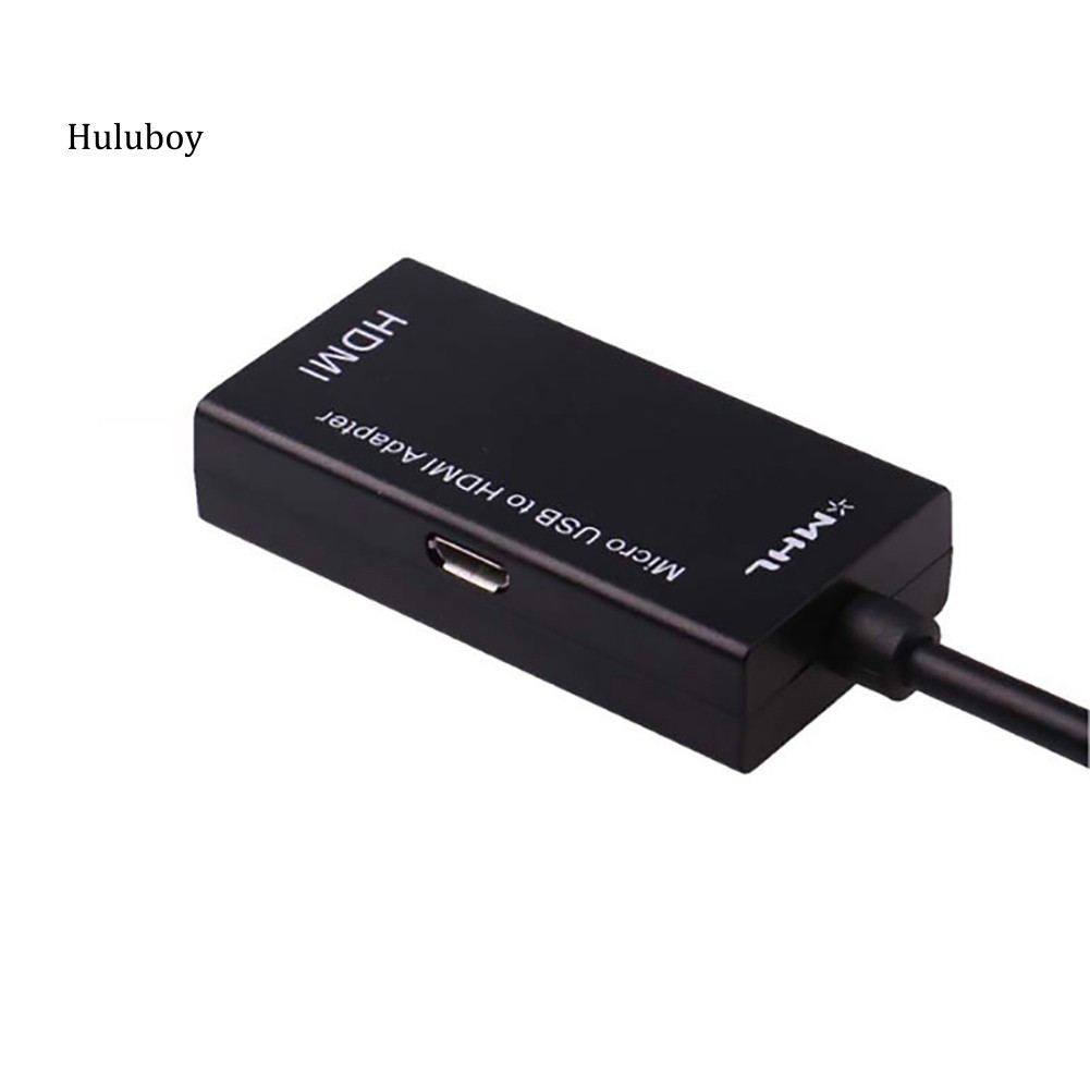 HLBY♠S2 MHL Micro USB to HD 1080P HDMI Adapter Converter for Android Samsung Huawei