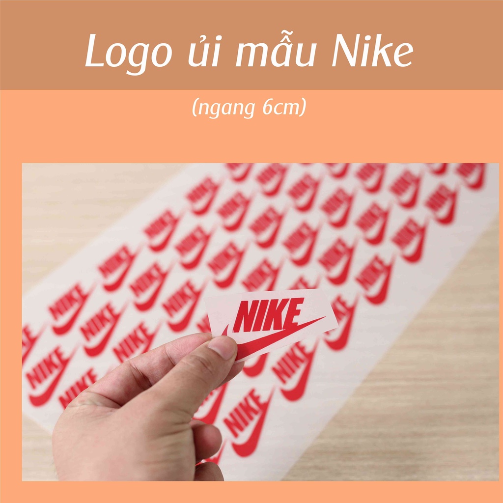Logo ủi in áo thun mẫu N.i.k.e  SP do Xưởng tự chụp