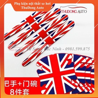 (3 Màu ) Bộ 8 Miếng Dán Cao su Chống Xước Hõm Tay Nắm Cửa Ô tô LhGaratuson 0981599875