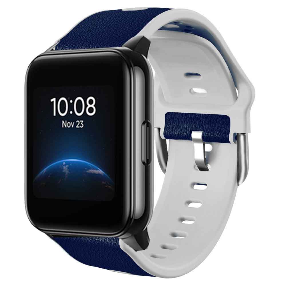 Dây đeo bằng da cỡ 22mm thay thế cho đồng hồ thông minh Realme Watch 2/ 2 Pro / S/ S Pro