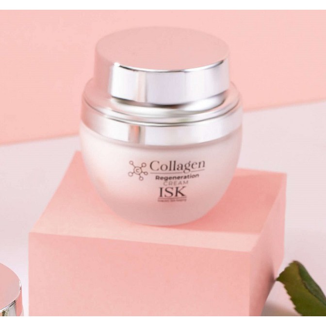 Combo 2 Hộp Kem Collagen Dưỡng Trắng Và Căng Cơ Da Mặt BEAUSKIN ISK REGENERATION CREAM Hàn quốc 55ml/ Hộp