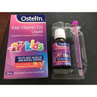 Vitamin D3 Ostelin Liquid 20ml Úc
