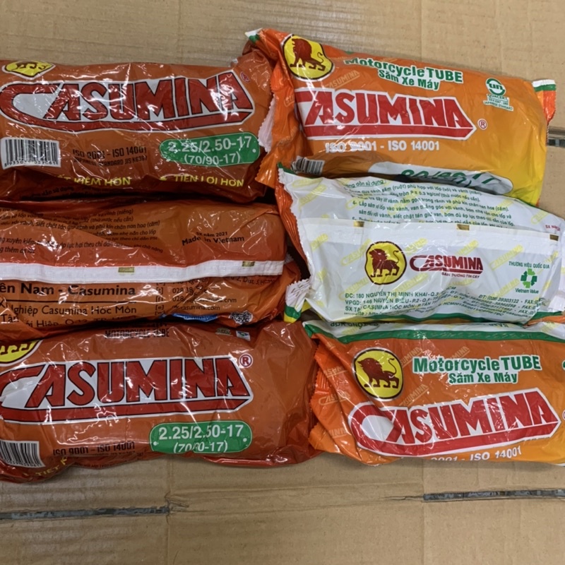 3 cặp săm Casumina giá sỉ (trước+sau)