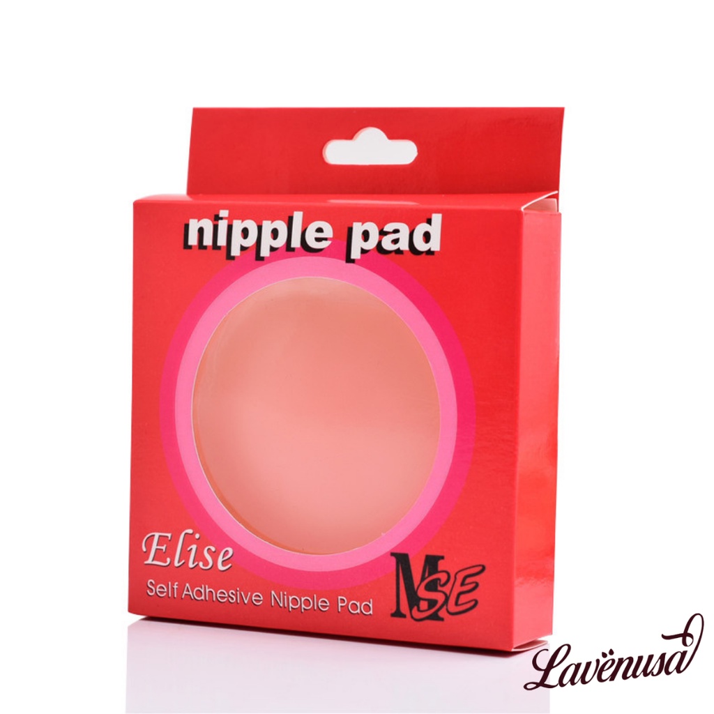 Miếng dán ngực silicon siêu dính tái sử dụng nhiều lần set 2 miếng LAVENUSA AL36