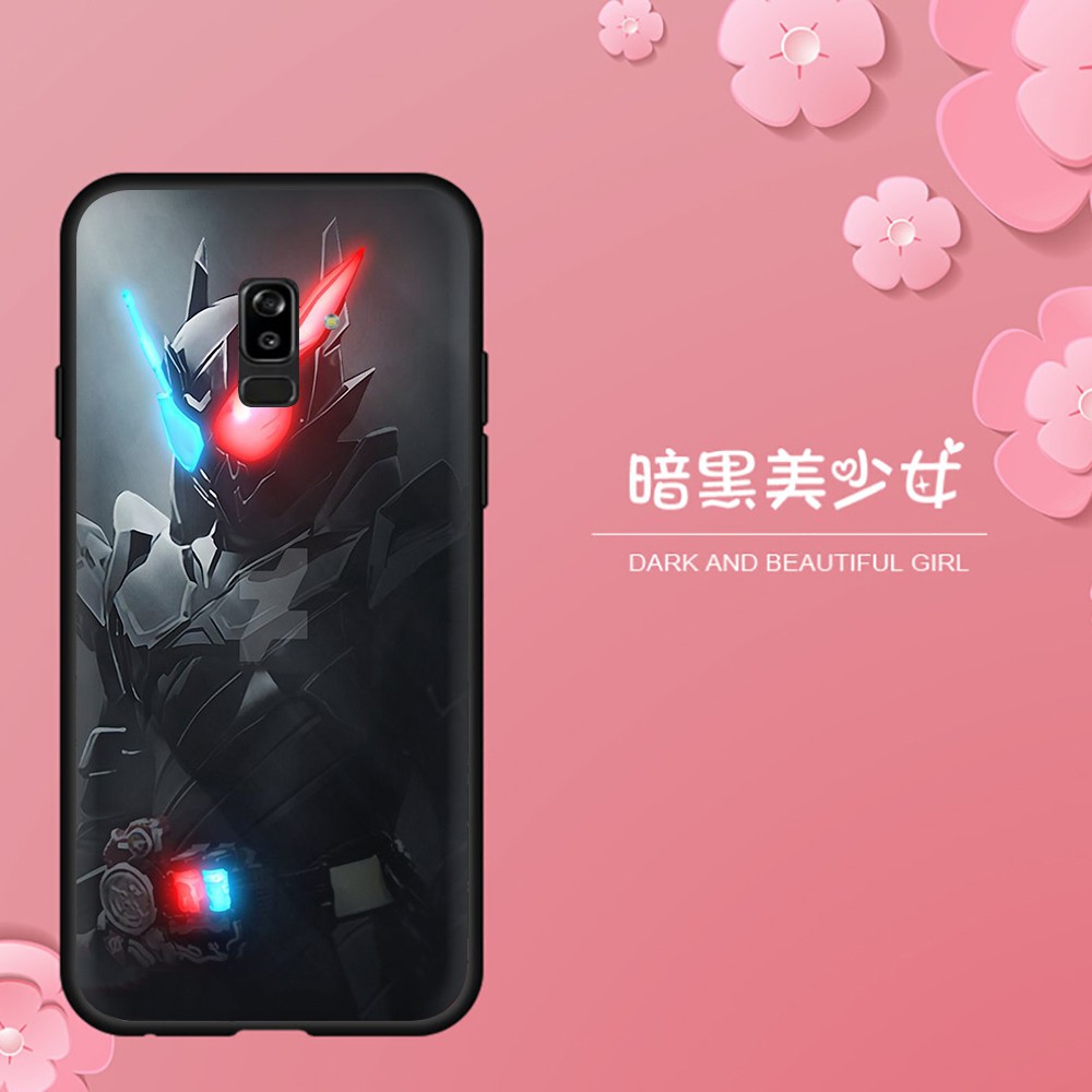 Cool Kamen Rider Soft Black TPU Silicone Phone Case for Samsung Galaxy J2 J5 J7 Prime J7 Core J7 Pro Anti-fall Back Cover