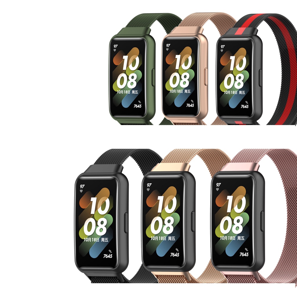 Dây Đeo Inox Cho Đồng Hồ Thông Minh Huawei band 7