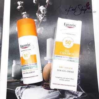 ☀ Kem chống nắng da hỗn hợp, dầu mụn Eucerin Sun Gel Cream Oil Control Dry Touch SPF50+ ☀️