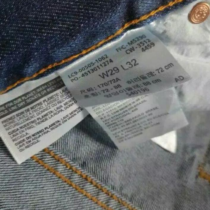 Quần Jean Dài Chính Hãng Levis 501-promo Cho Nam