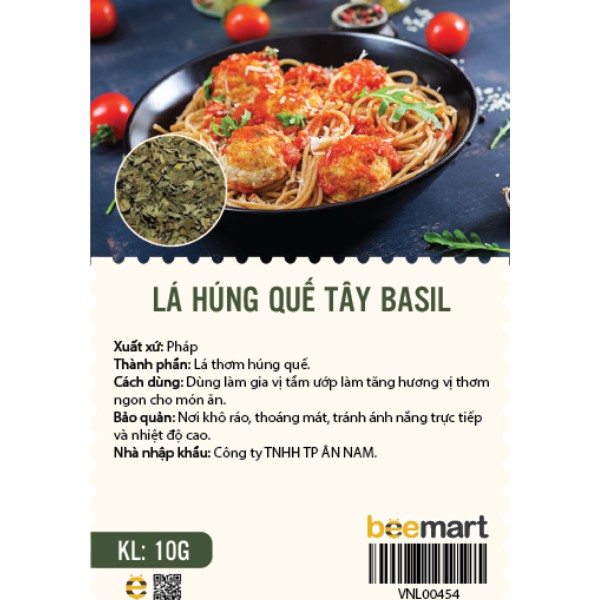 Lá Húng Quế Tây Basil 10g