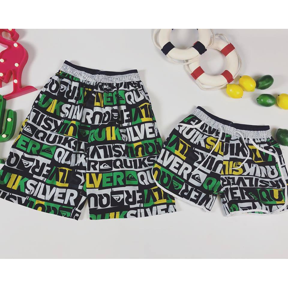 Quần đôi đi biển hàng QC