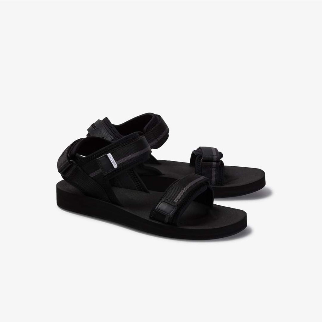 GIÀY SANDAL NAM HIỆU CON CÁ SẤU LACCOSTE FULLBOOX HÃNG ,CÔNG NGHỆ ĐẾ ÉP 3 LỚP CHỐNG THẤM NƯỚC ĐI NẮNG ĐI MƯA THOẢI MÁI ,