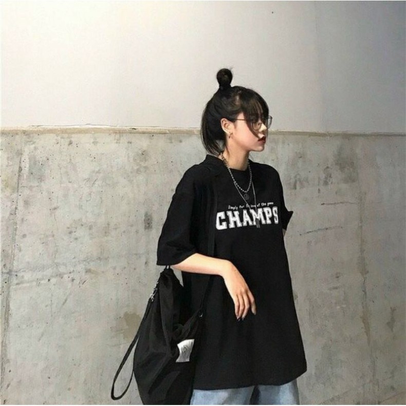 Áo Thun tay lỡ Tshirt Nữ Nam Unisex Chất Vải Thun Cotton