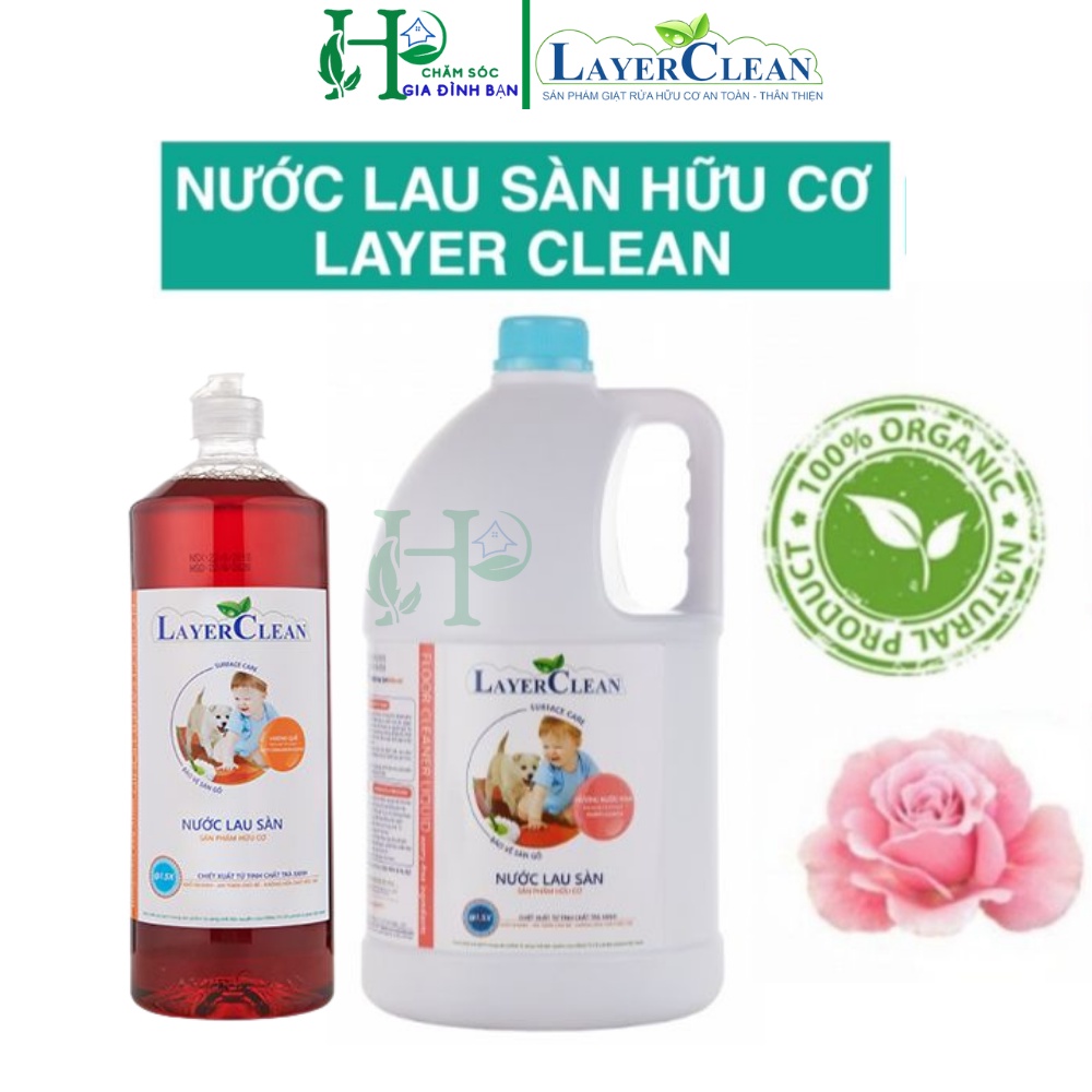 Nước lau sàn layer clean hương Quế 5Lit