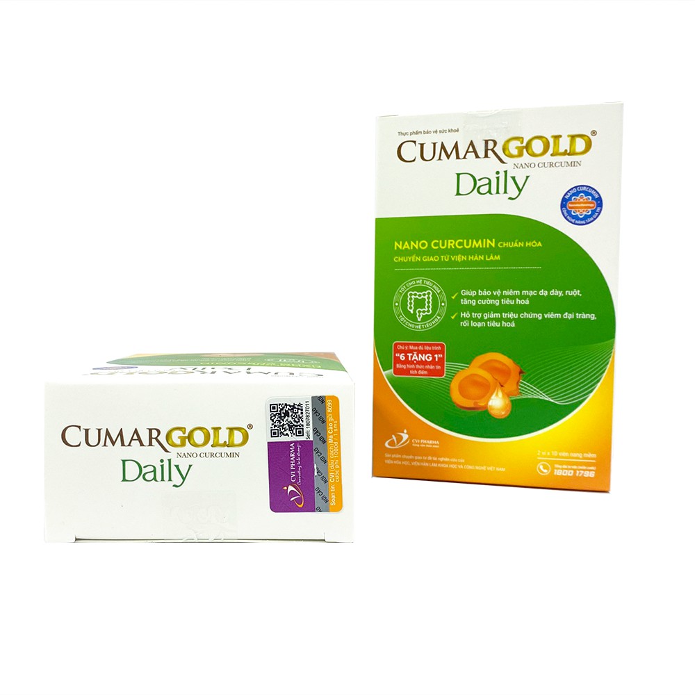 CumarGold Daily Giải pháp cho Viêm đại tràng, Đại tràng co thắt