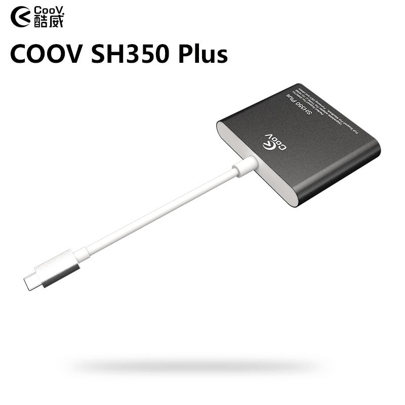 [Mã 159ELSALE hoàn 7% đơn 300K] Coov SH350 Plus: xuất hình ảnh 4K/60FPS cho Nintendo Switch, SamSung, MacBook, Huawei