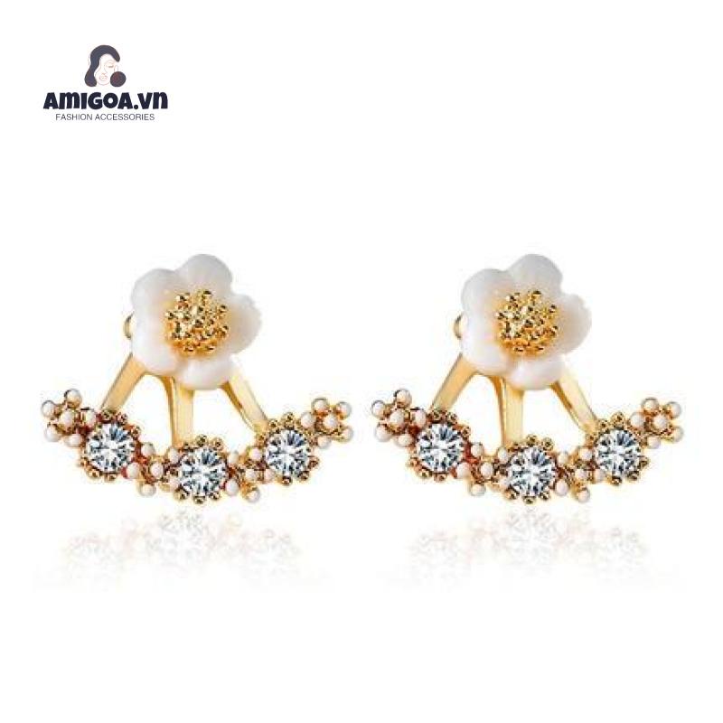 Bông Tai Hình Hoa Cúc Nhỏ Thời Trang Dành Cho Nữ