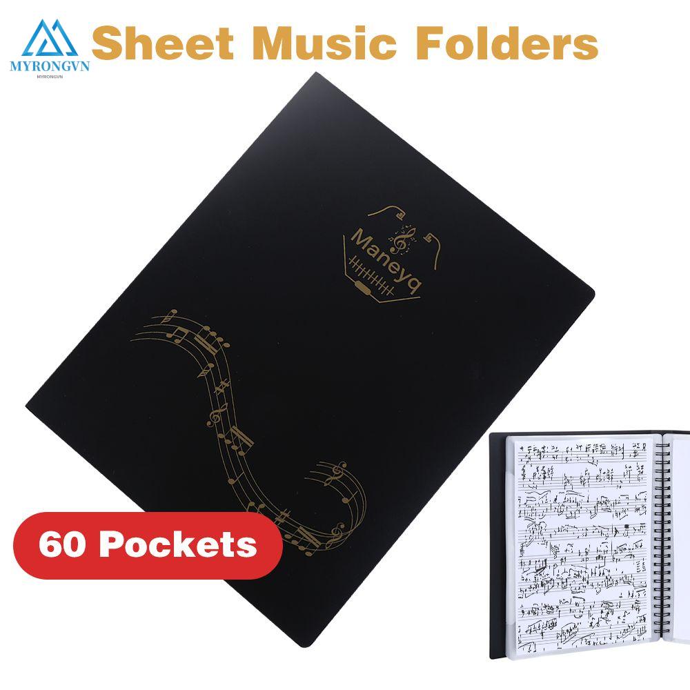 Bìa kiểu xoắn ốc để đựng 60 trang ghi nốt nhạc luyện tập đánh đàn piano có thể mở ra