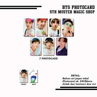 Bts 5th MUSTER Thẻ Ảnh Ma Thuật Của Cửa Hàng
