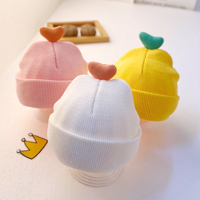 Mũ beanie dệt kim dễ thương dành cho bé gái 1-6 tuổi