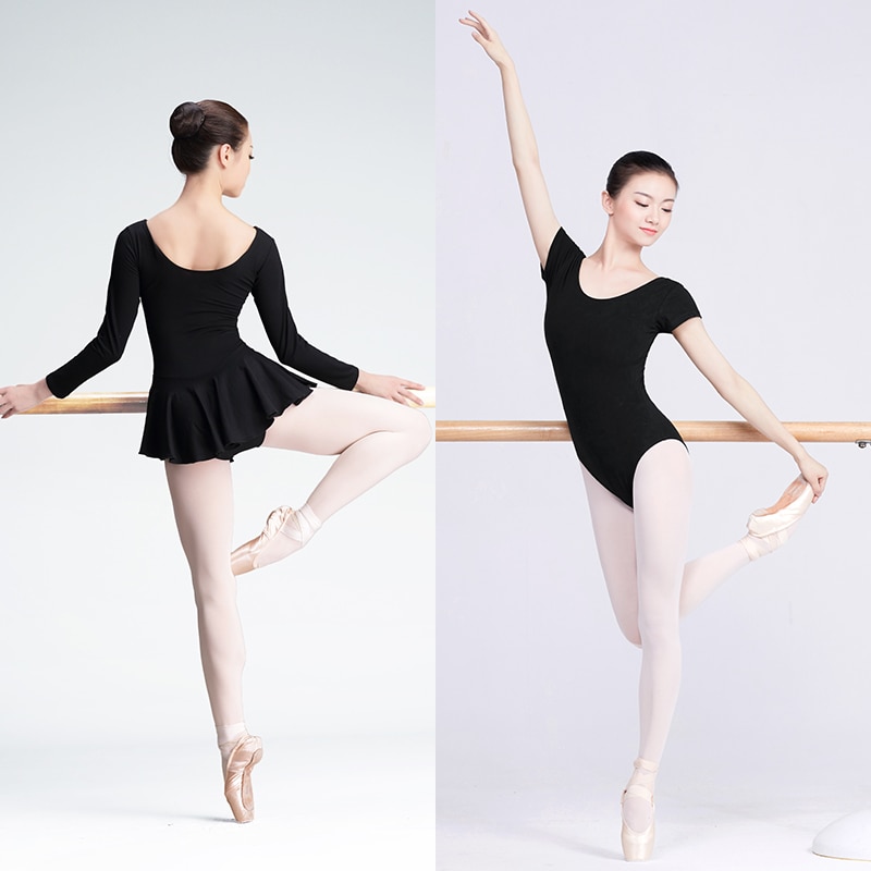 Bộ Trang Phục Múa Ba Lê Ngắn Tay Chất Liệu Cotton Dành Cho Nữ