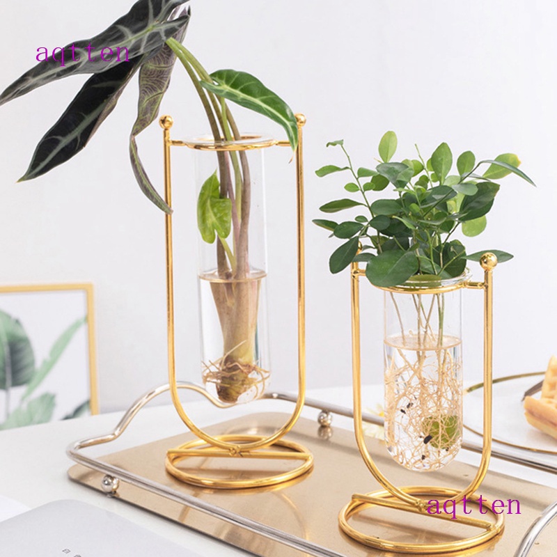Lọ Hoa Bằng Sắt Màu Đen Phong Cách Tối Giản Dùng Trang Trí Nhà Cửa