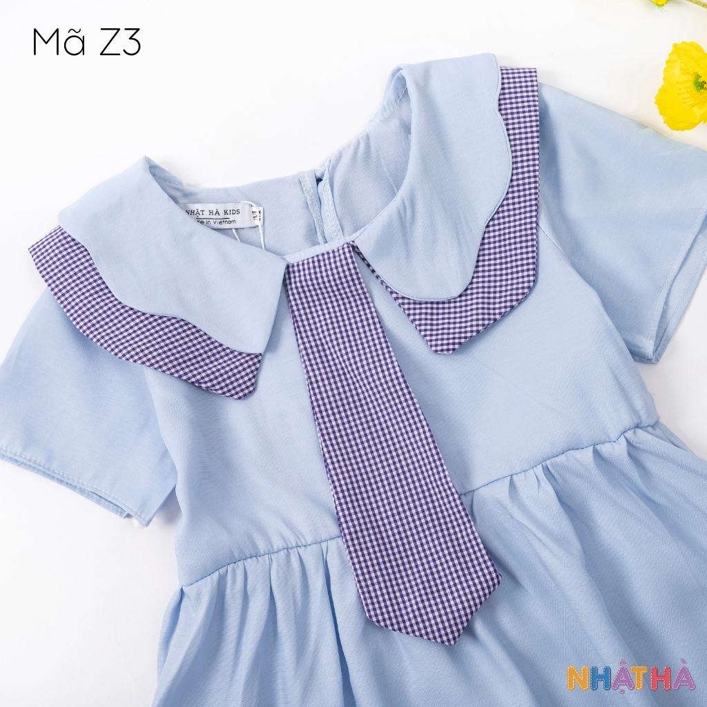Váy bé gái Z3 mùa hè siêu mát thấm hút mồ hôi tốt size đại từ 12-43kg