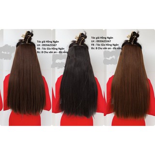 Giảm 20k.[ FREE SHIP] .Tóc giả kẹp thẳng dài 60p.Tơ cao cấp hàn quốc