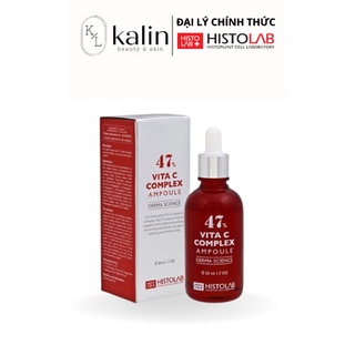 Tinh chất dưỡng trắng mờ thâm làm sáng da Vita C Complex Ampoule 47%Histolab