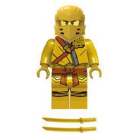 Đồ chơi mô hình nhân vật non lego mini figure - ninja vàng, sư phụ và kẻ thù (trọn bộ 08 nhân vật)