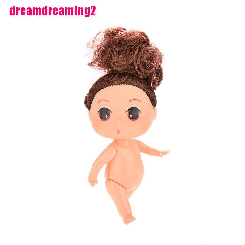 Búp Bê Mini Hình Bé Gái Xinh Xắn 9cm