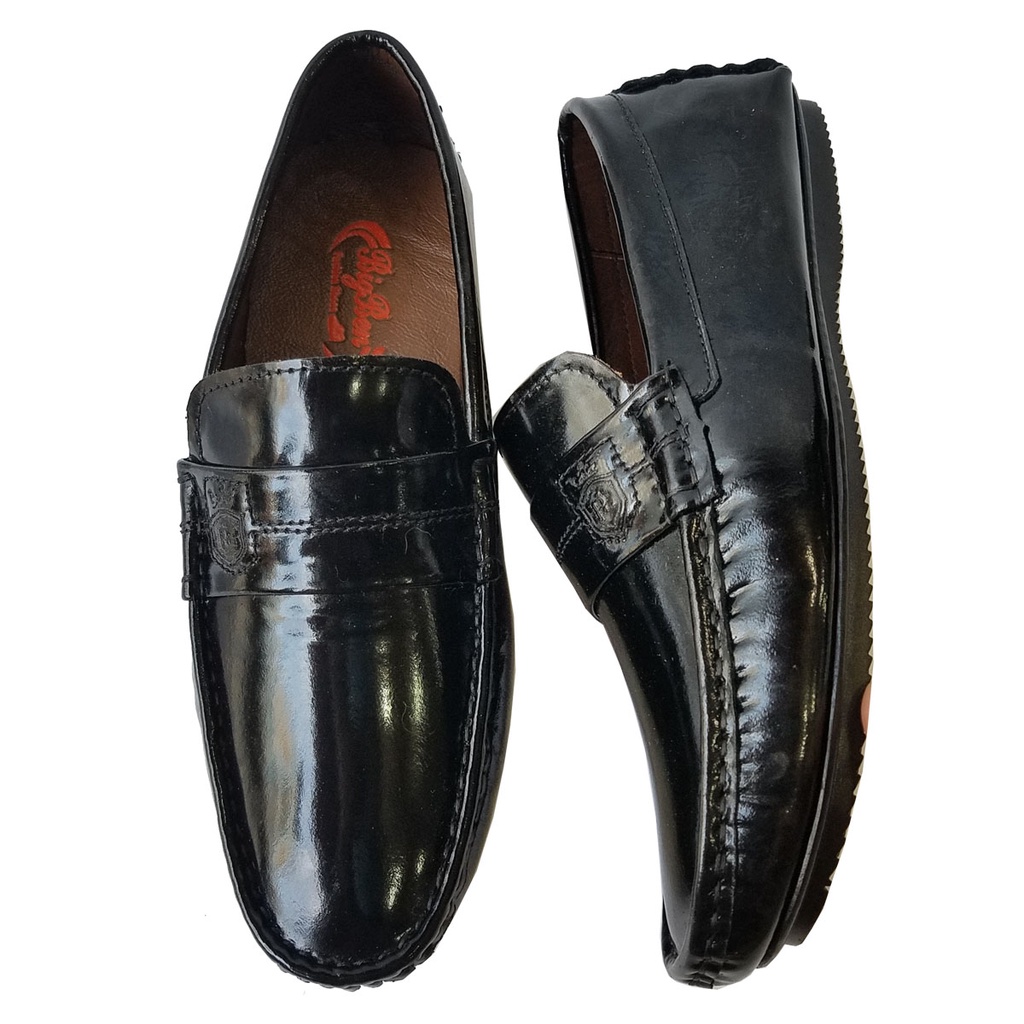 Giày Mọi Nam Da Bò Bóng Thật BIGBEN Cao Cấp GM247