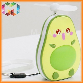 Quạt mini cầm tay hình quả bơ dễ thương tiện dụng | BigBuy360 - bigbuy360.vn