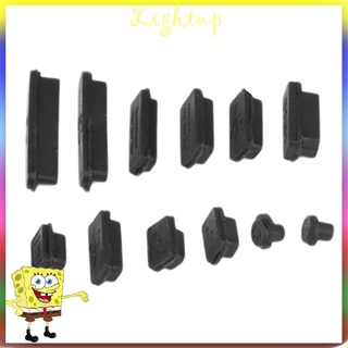 Set 12 nút silicone bịt chống bụi cho cổng USB laptop