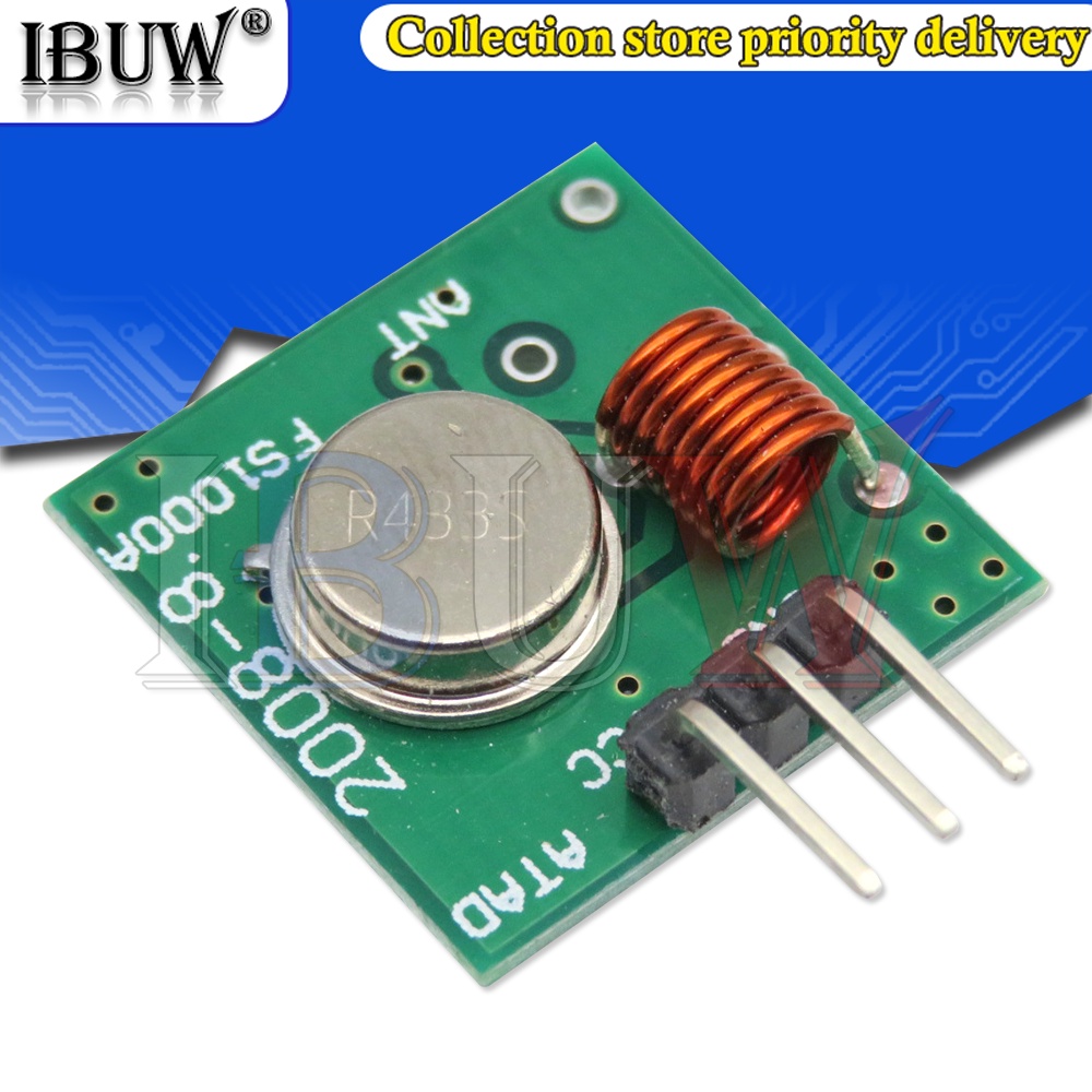 1 Mô Đun Truyền Nhận Tín Hiệu Không Dây 433MHZ RF 5V DC 433MHZ Cho Arduino Raspberry Pi /ARM/MCU WL Diy