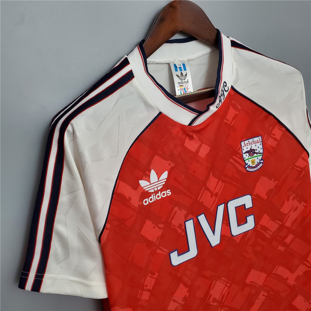 Áo Thun Bóng Đá Arsenal Phong Cách Retro Cá Tính 90-92