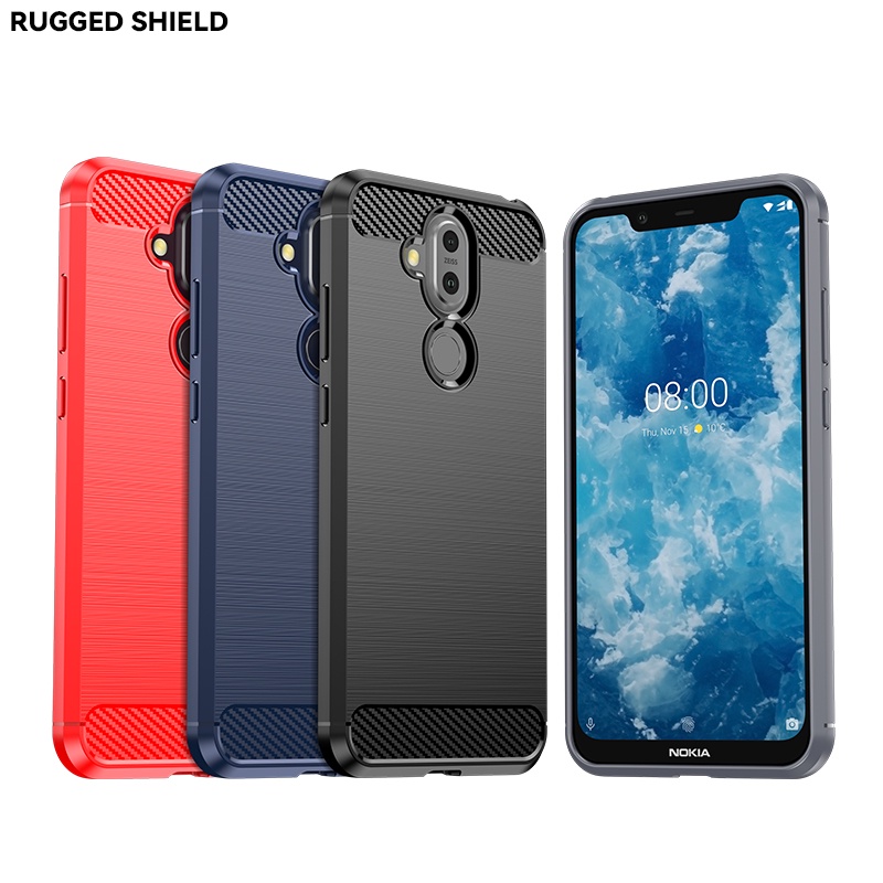 Ốp Lưng Silicon Chống Sốc Dùng Cho Nokia 8.1